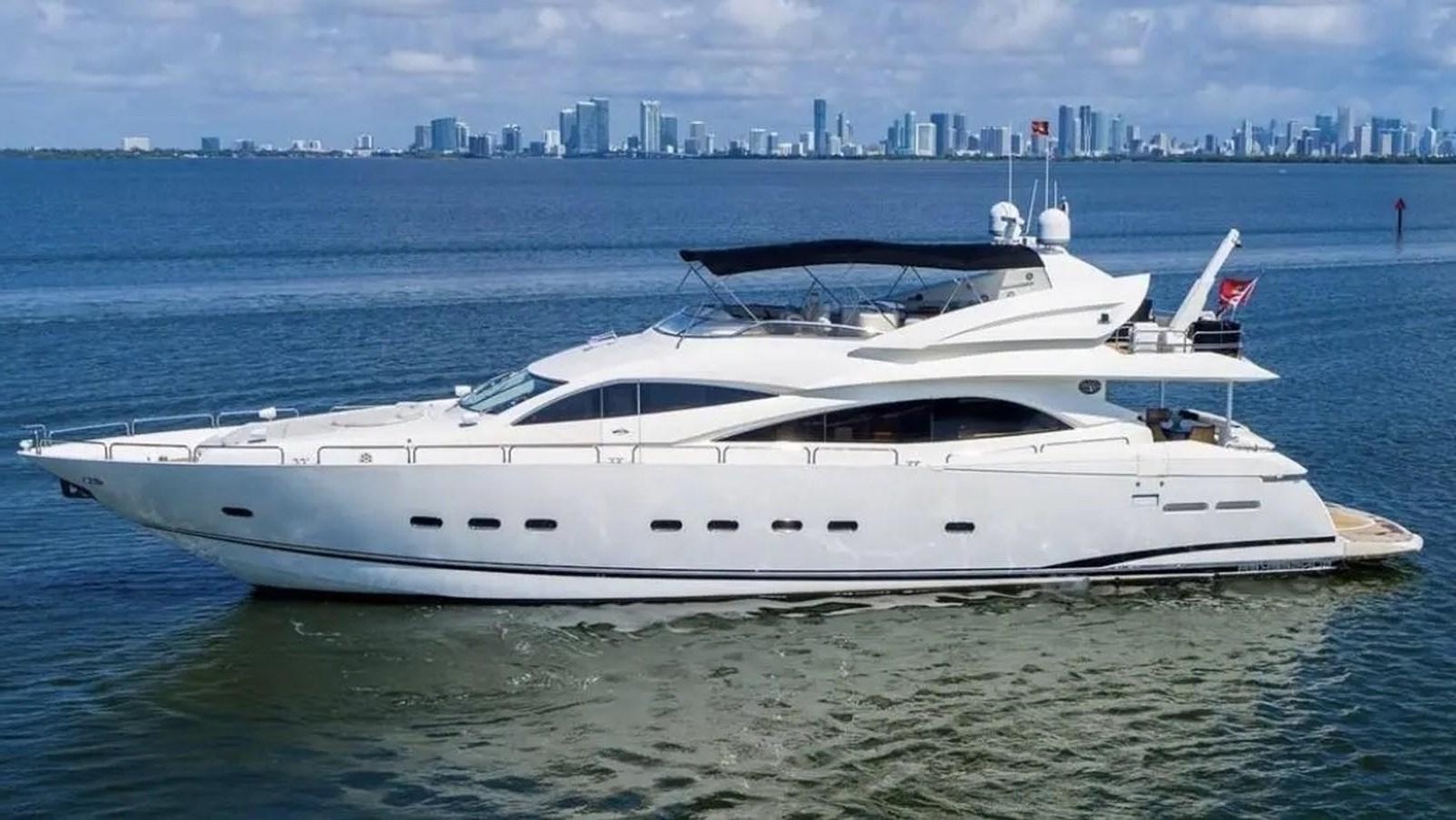 a white yacht in the water aboard 94 YACHT Yacht for Sale