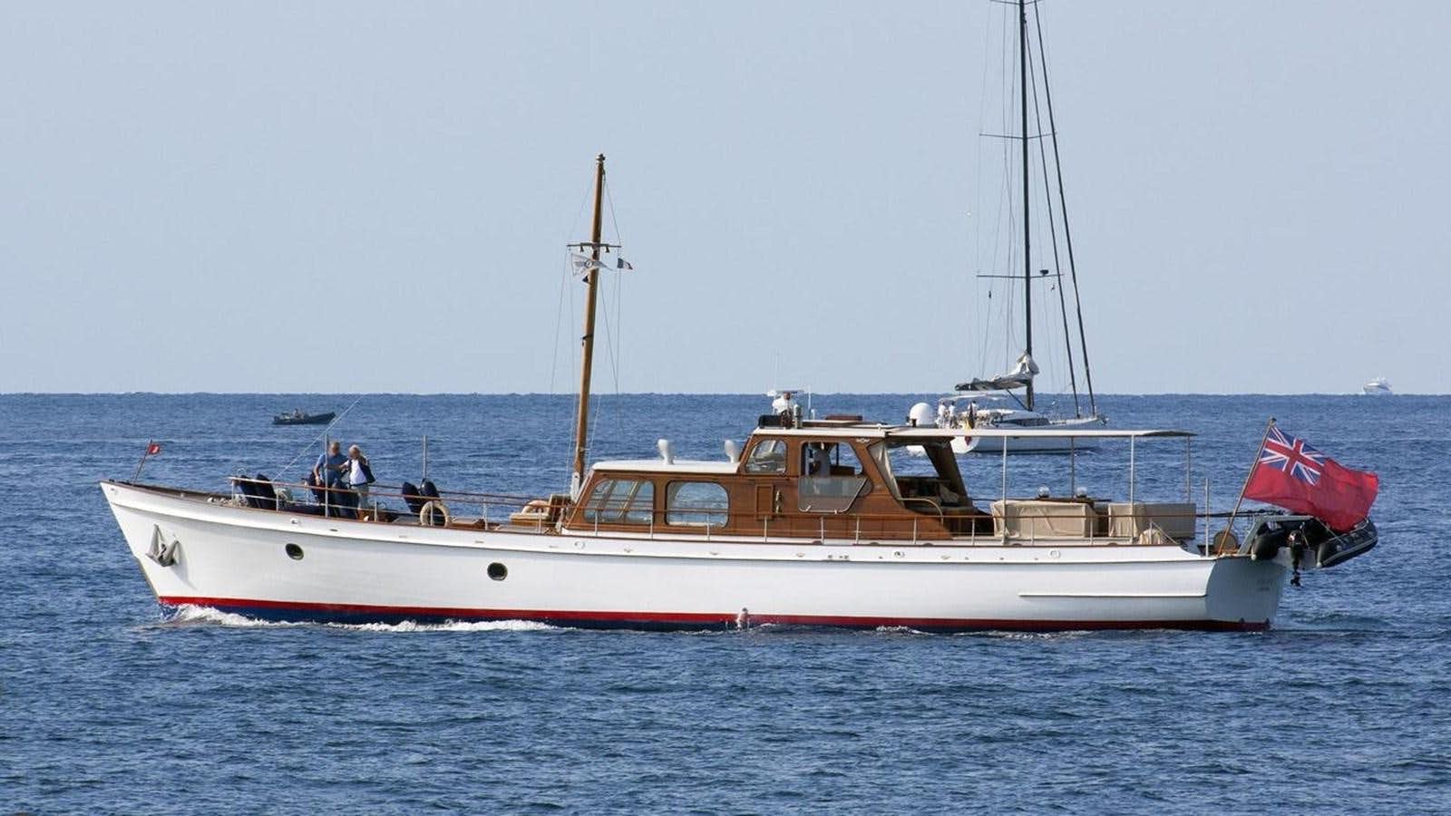 a boat in the water aboard ATALANTA J Yacht for Sale