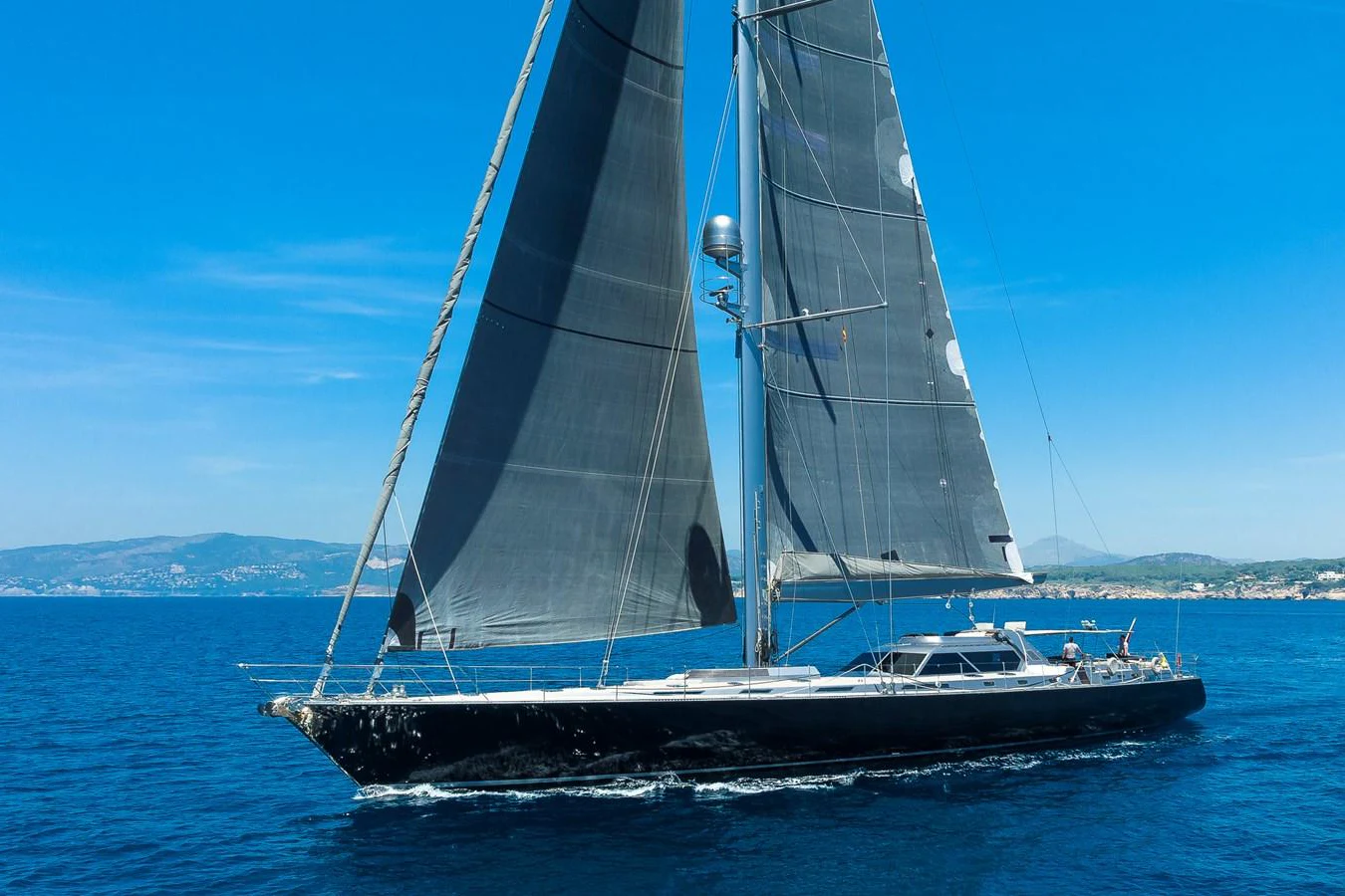 a sailboat on the water aboard OCEAN PURE 2 Yacht for Sale