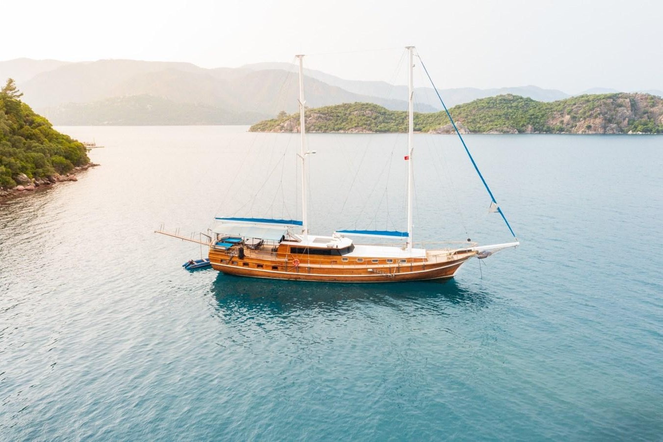 a boat in the water aboard ROYAL MARIS Yacht for Sale