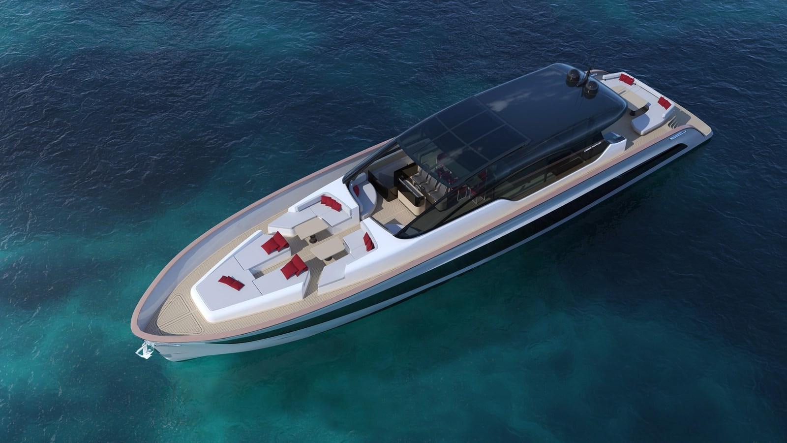 a boat in the water aboard G96 SPORT Yacht for Sale