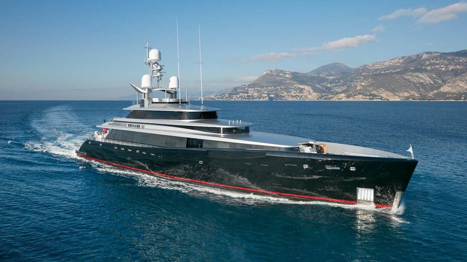a ship on the water aboard 46M LADY VICTORIA Yacht for Sale