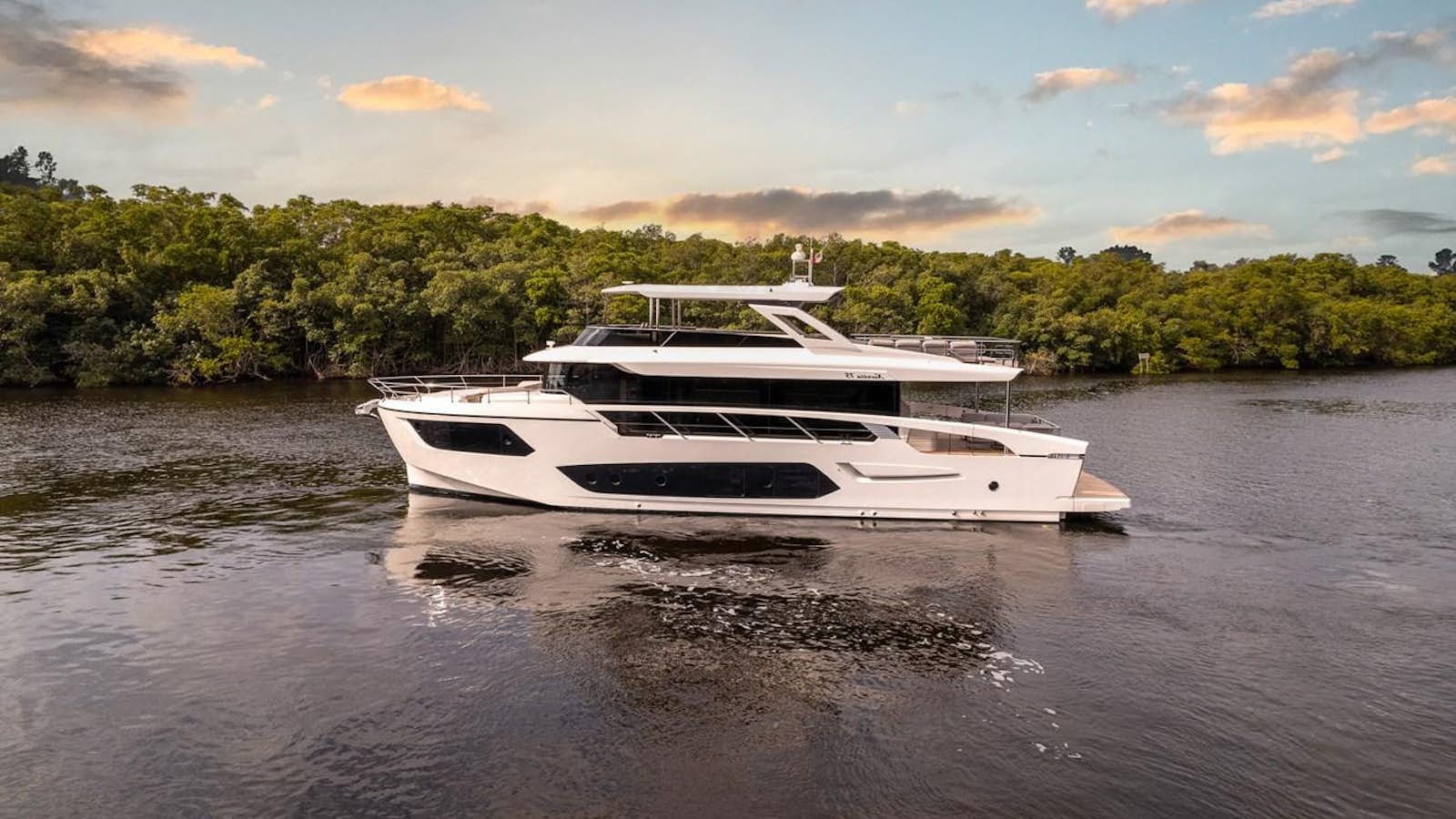 a boat on the water aboard NAVETTA 75 Yacht for Sale