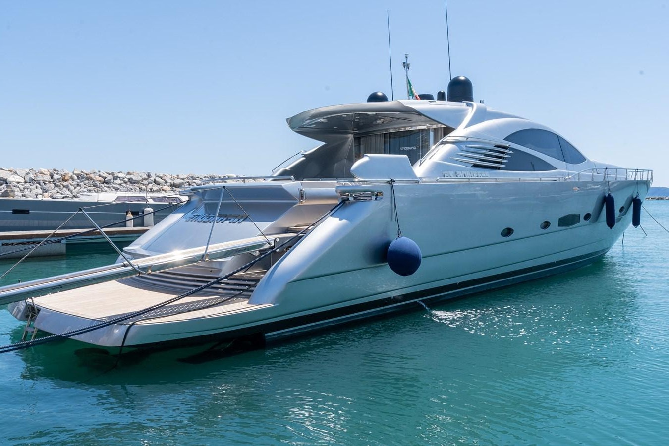 a boat in the water aboard APHRODITE Yacht for Sale