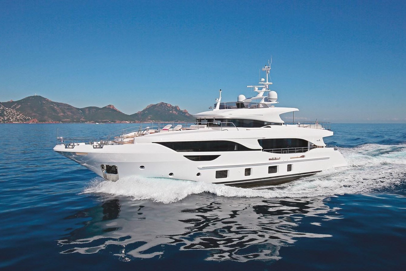 a boat on the water aboard SEANET CO_OWNERSHIP OFFER  Yacht for Sale