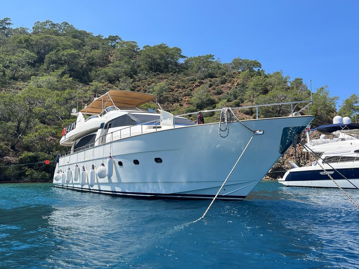 a boat in the water aboard AZIMUT 85 Yacht for Sale