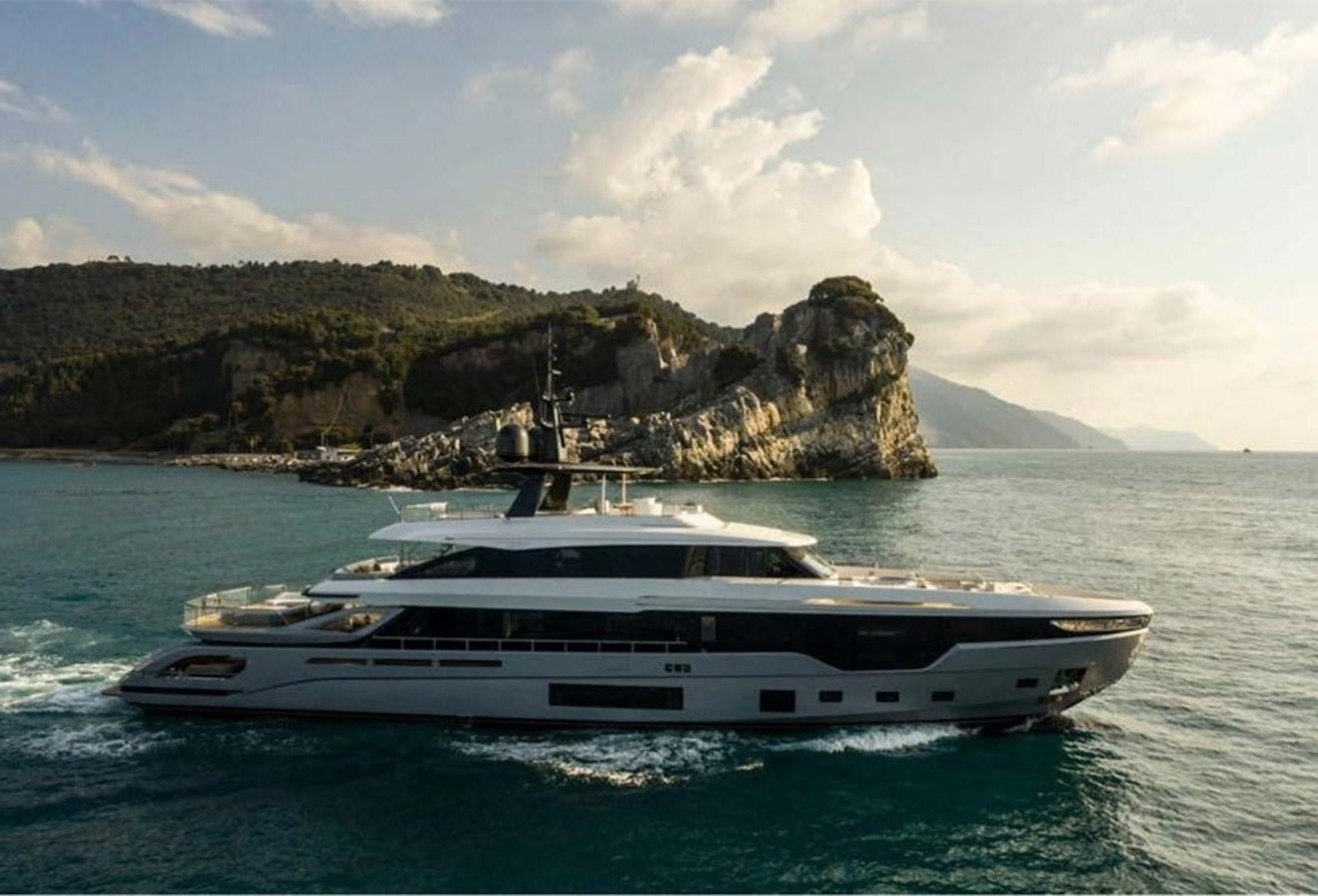 a boat on the water aboard SHABBY Yacht for Sale