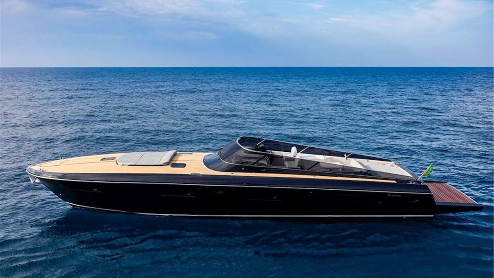a boat in the water aboard MAC Yacht for Sale