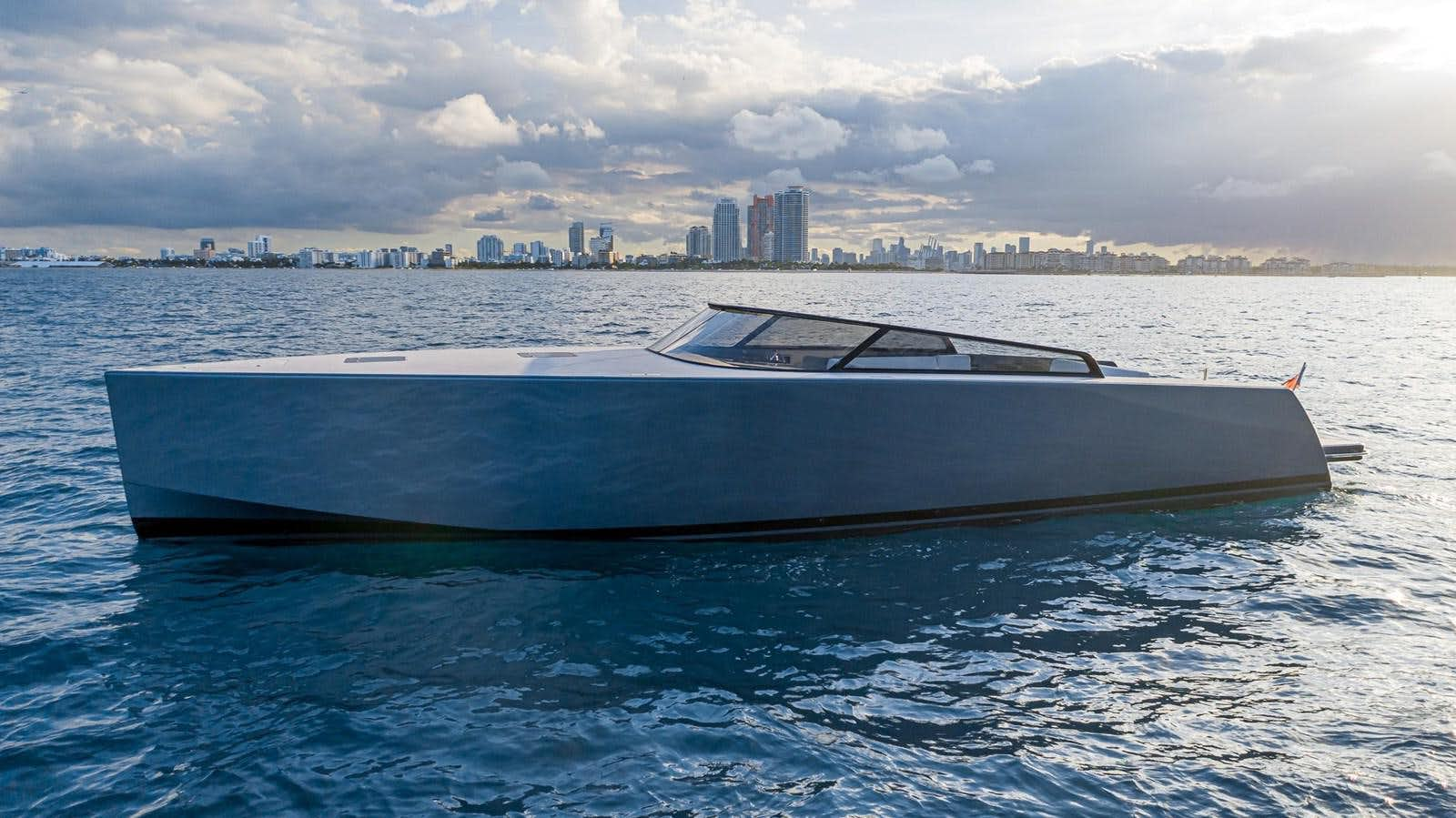 a boat in the water aboard VONGOLE Yacht for Sale