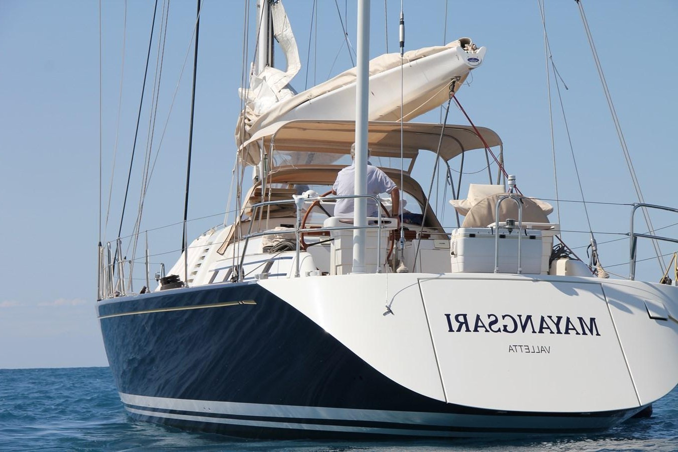 a boat in the water aboard MAYANGSARI Yacht for Sale