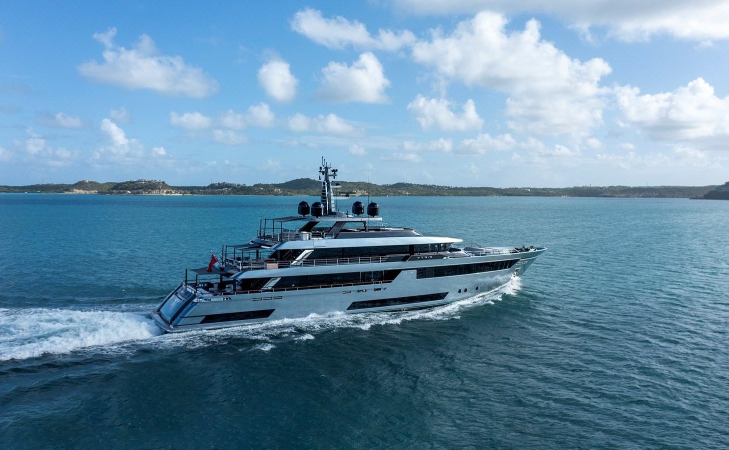 a boat on the water aboard FIFTY Yacht for Sale