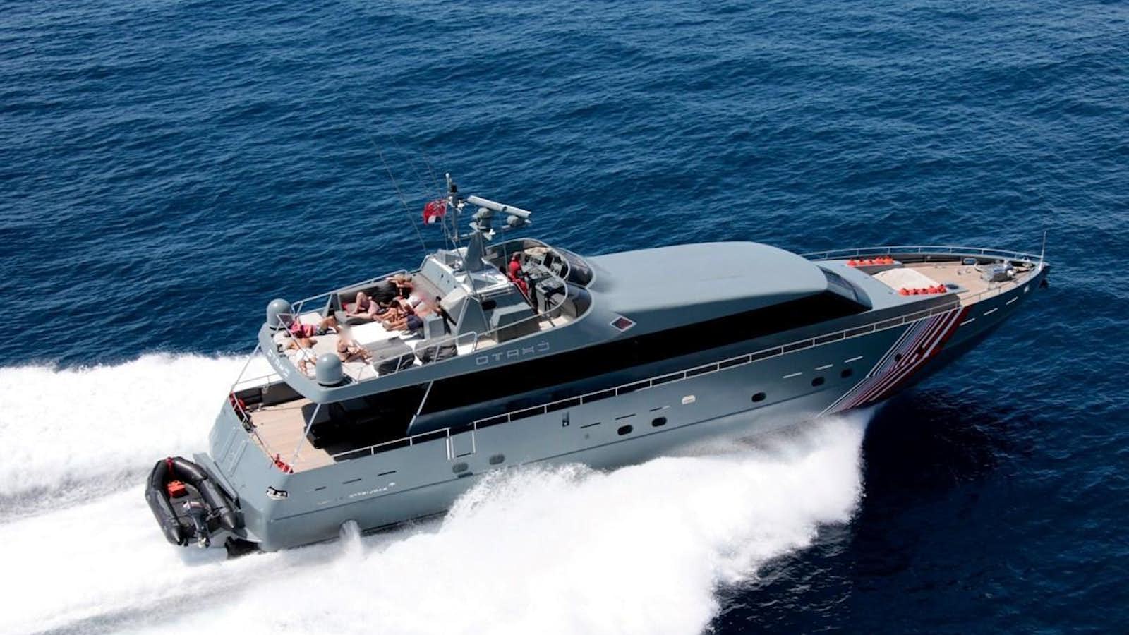 a boat in the water aboard CHATO Yacht for Sale