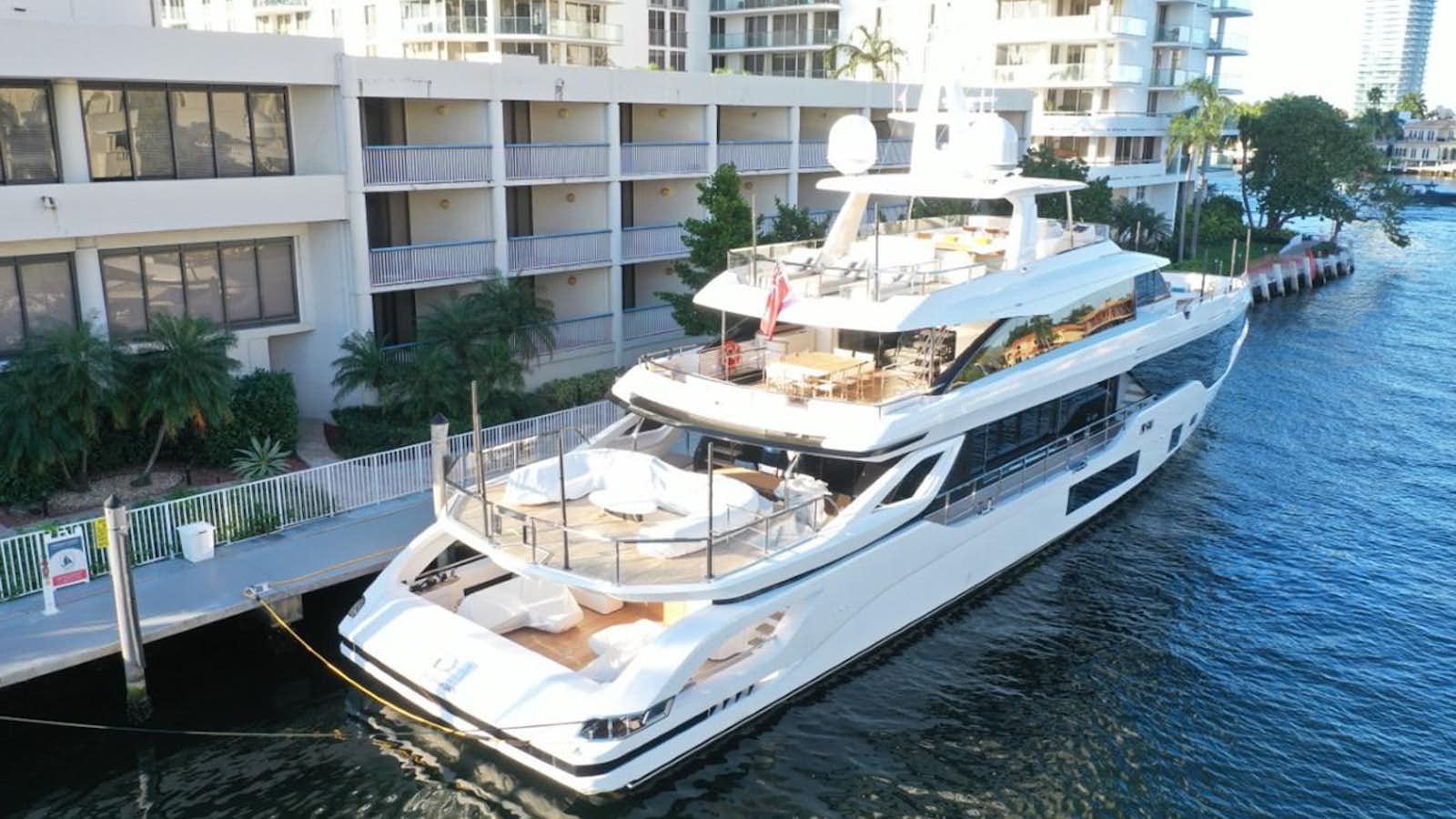 a boat in the water aboard BORA GORA Yacht for Sale