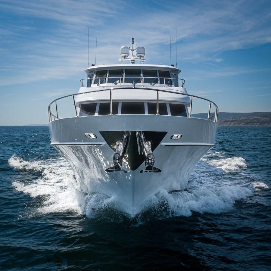 a boat on the water aboard PHANTOM Yacht for Sale