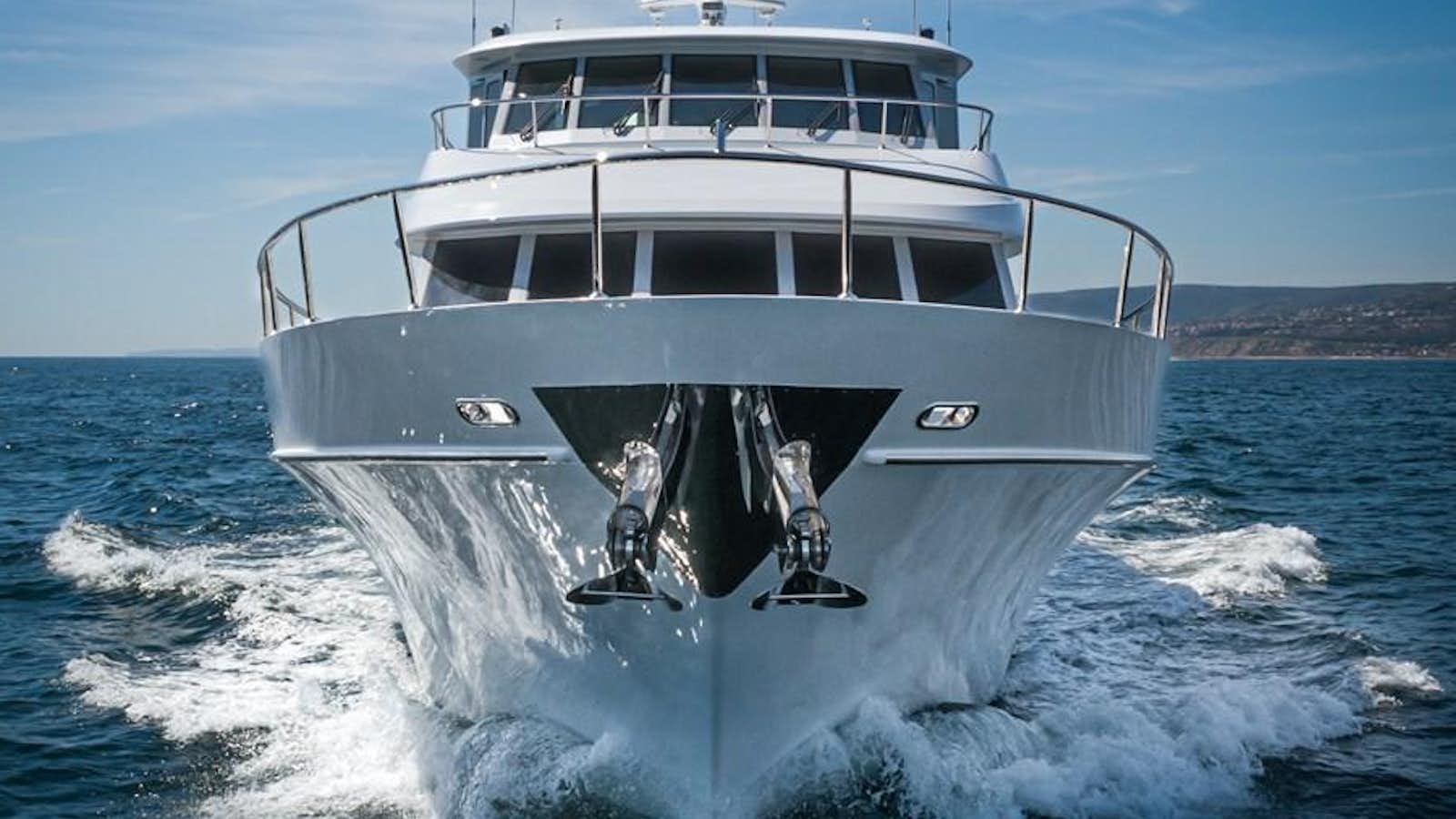 a boat on the water aboard PHANTOM Yacht for Sale