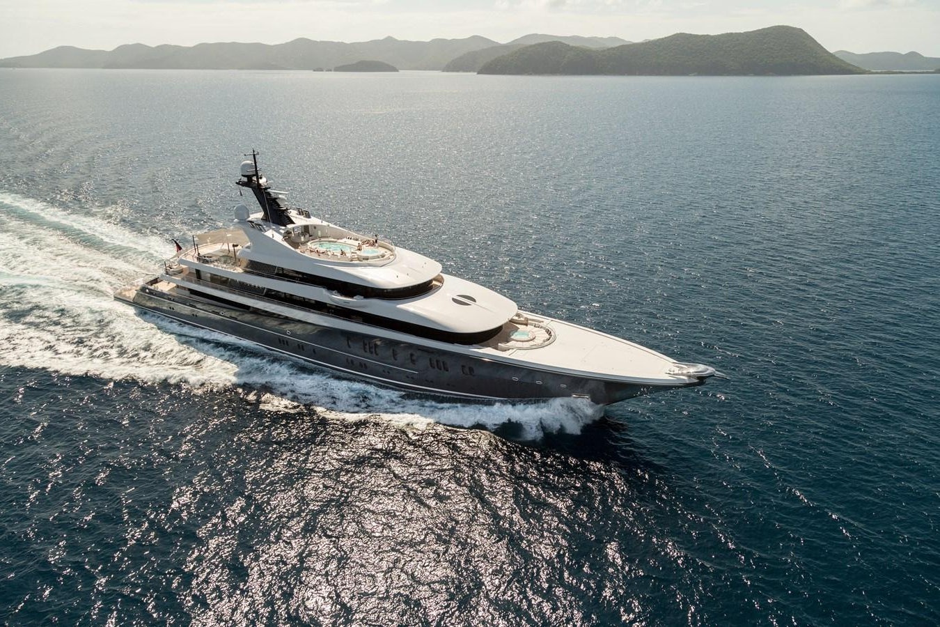 a boat on the water aboard PHOENIX 2 Yacht for Sale
