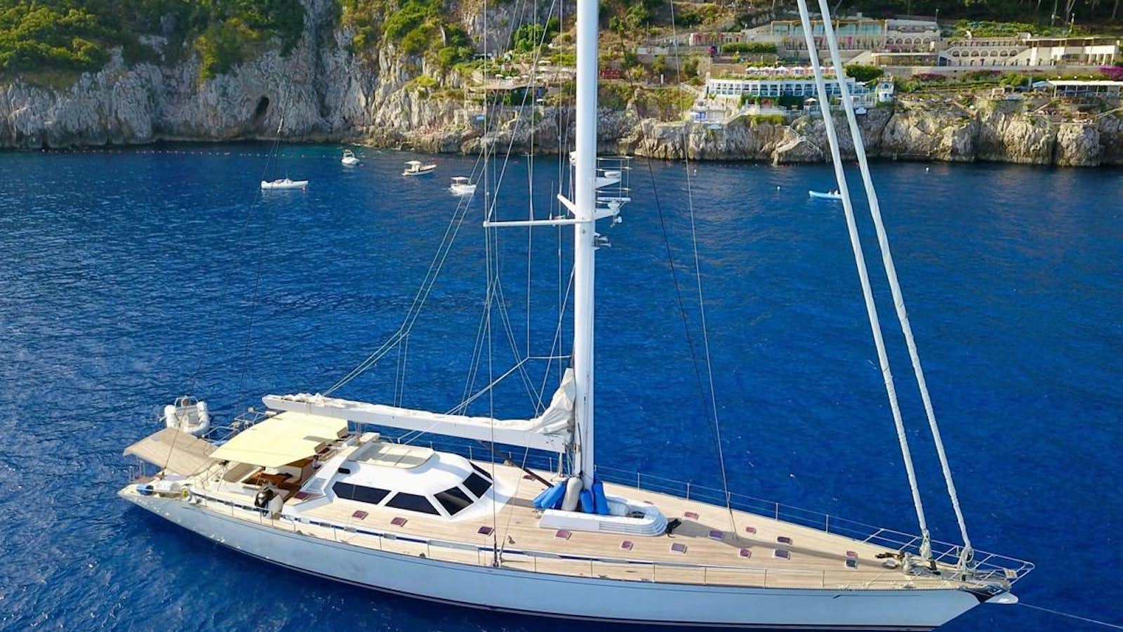 a boat on the water aboard LATITUDE Yacht for Sale