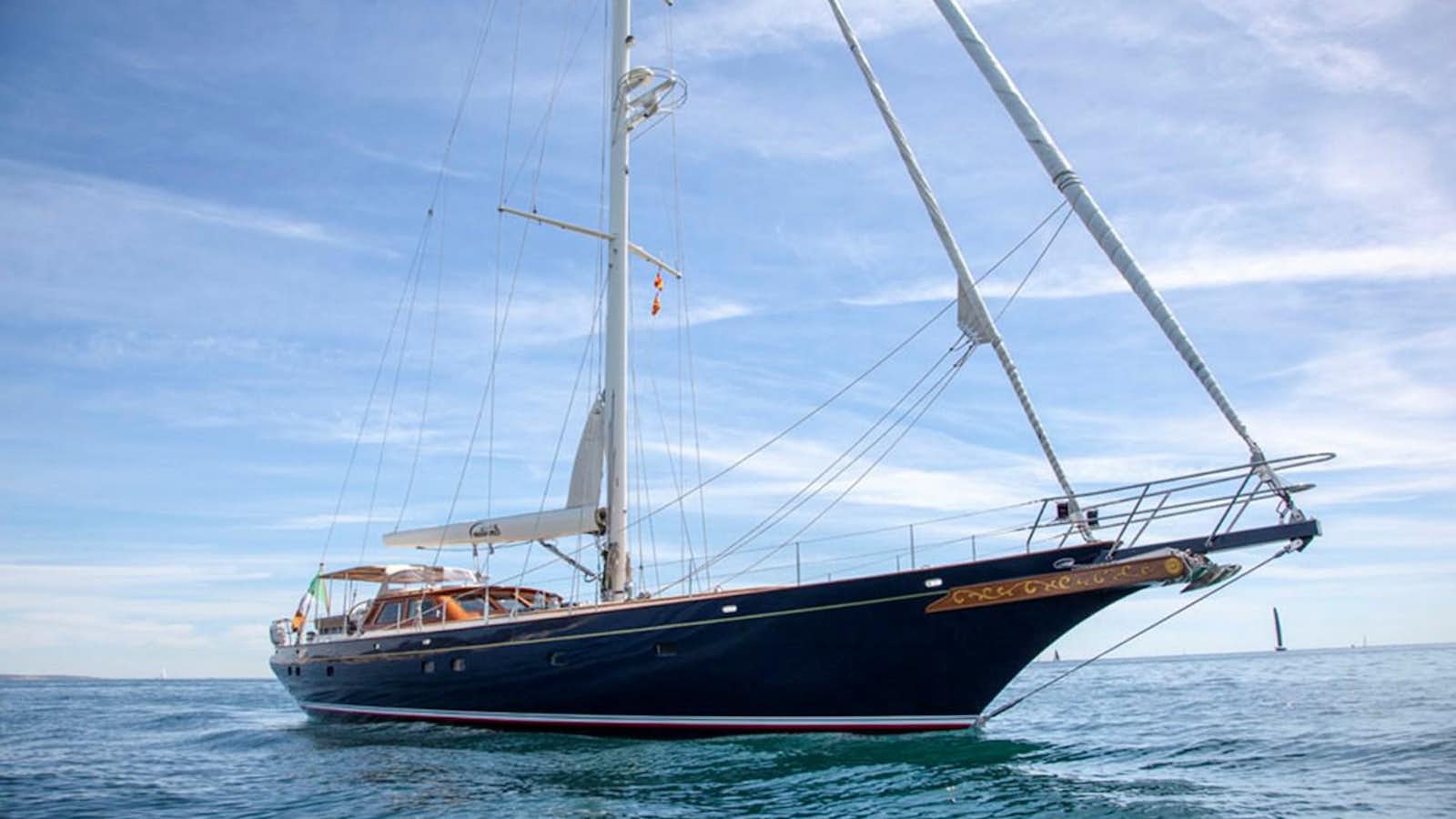 a boat in the water aboard SWEET EMOTION Yacht for Sale