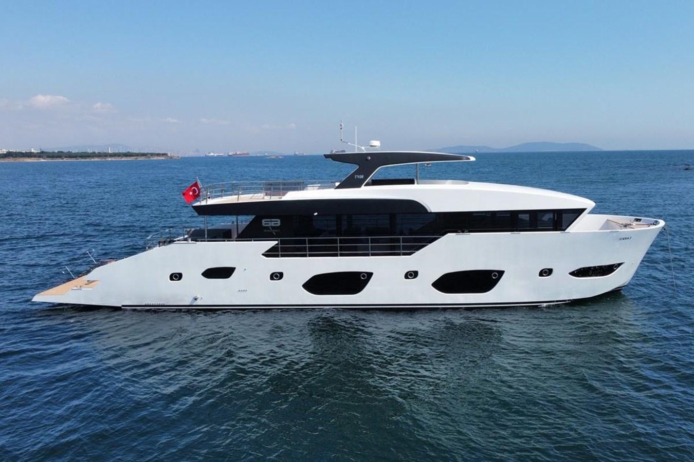 a boat on the water aboard CARBO Yacht for Sale