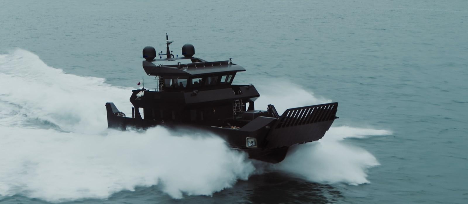 a large ship in the water aboard SUPERFAST 224 Yacht for Sale