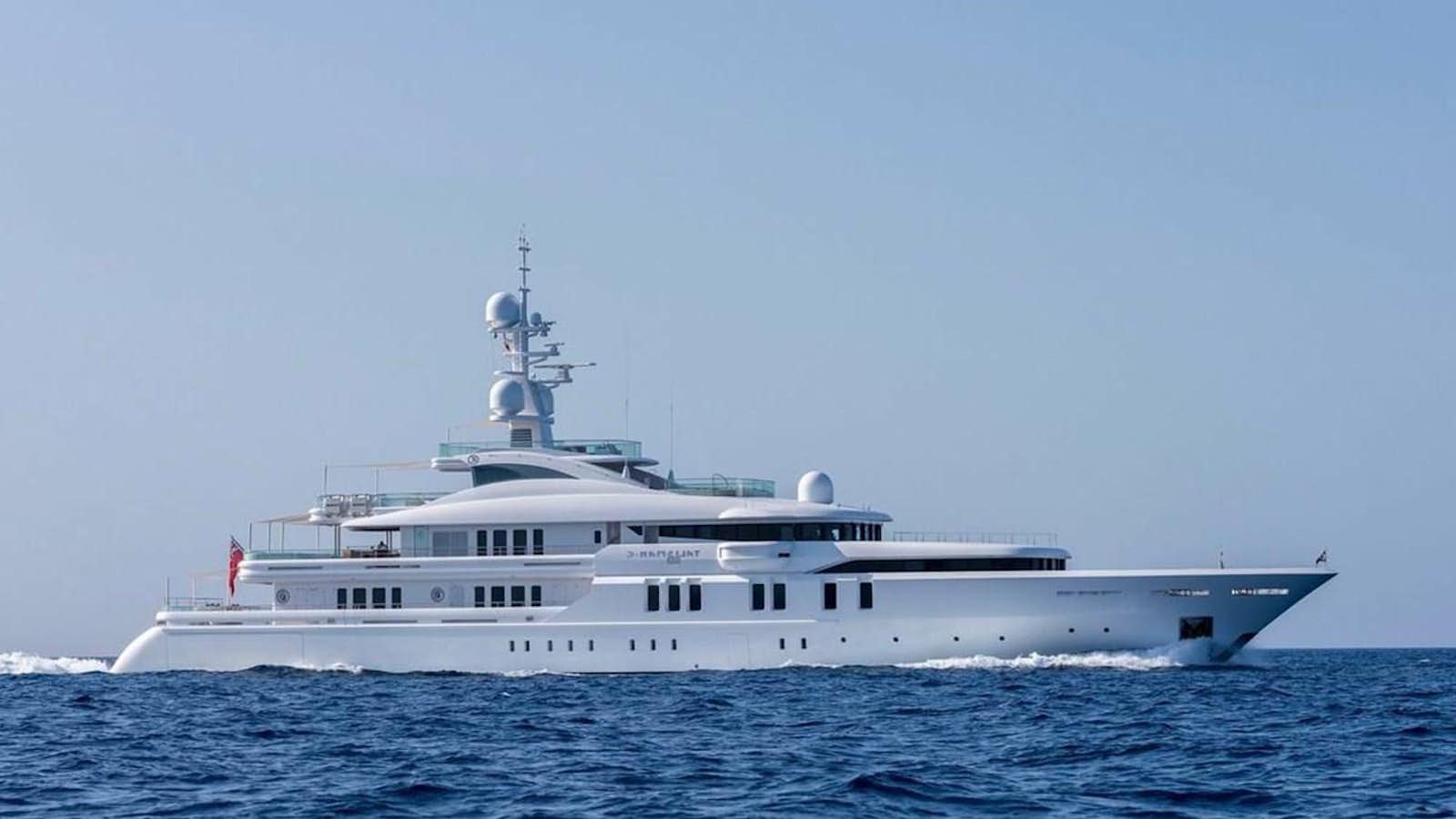 a large white boat in the water aboard TALISMAN C Yacht for Sale