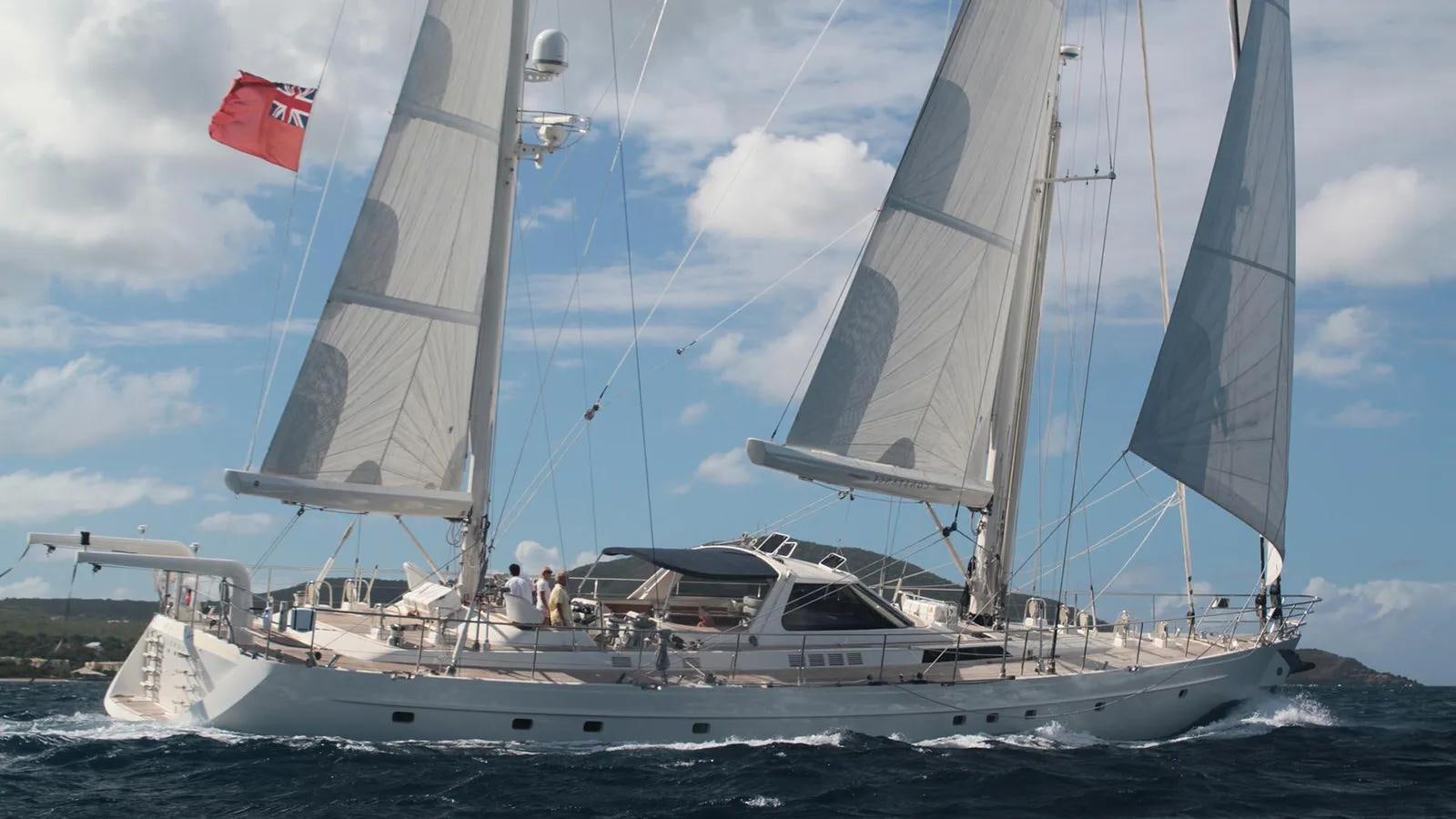 a boat on the water aboard SULTANA Yacht for Sale