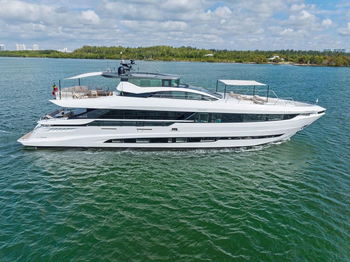 a boat in the water aboard LADY K Yacht for Sale