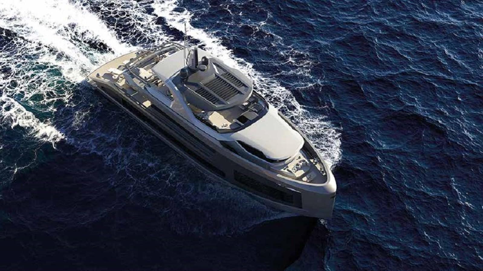 a boat on the water aboard 112DS MAZU Yacht for Sale