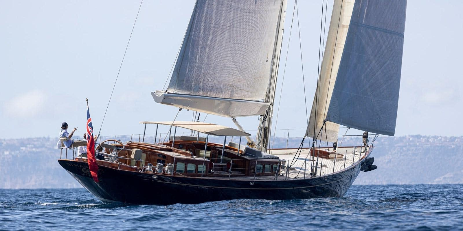 a boat in the water aboard ATALANTE Yacht for Sale