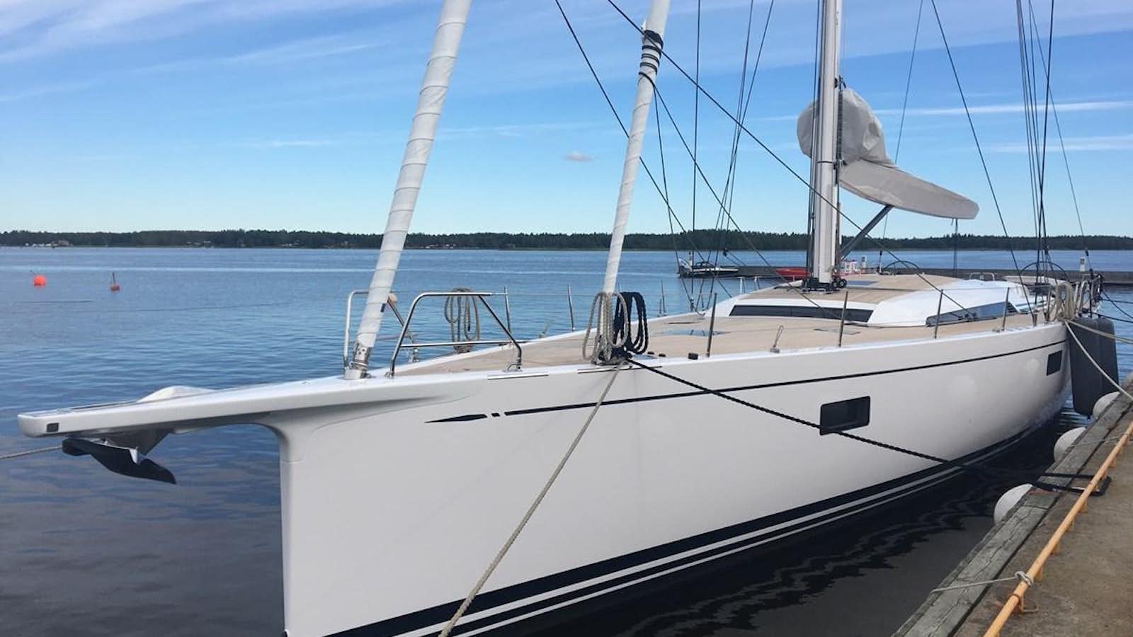 a boat parked on the side of a dock aboard SULITA Yacht for Sale