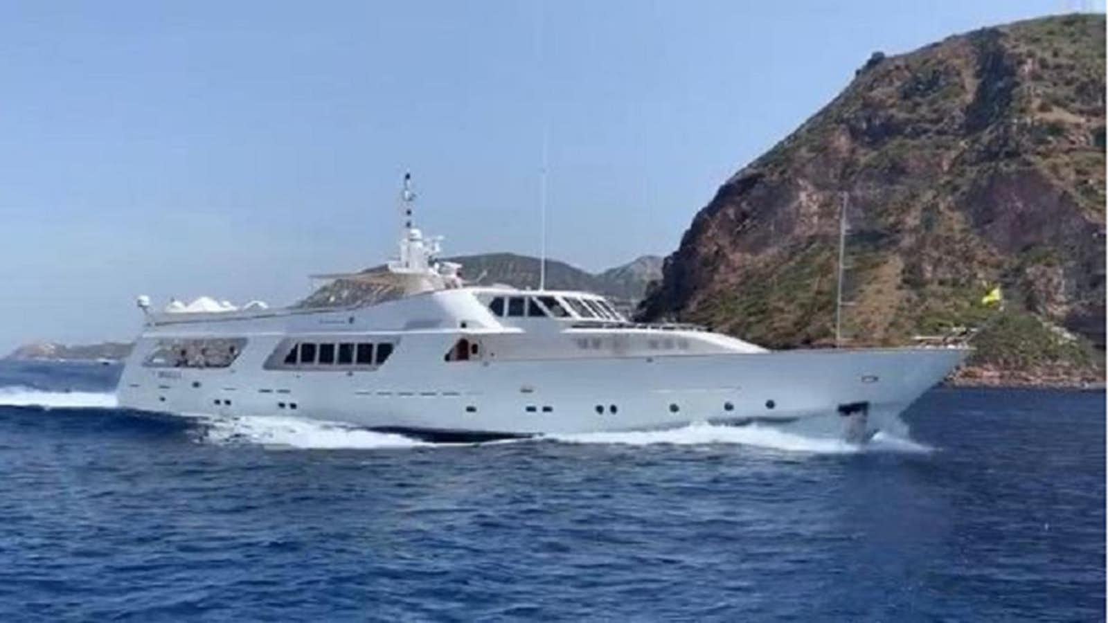 a boat on the water aboard MISTER P Yacht for Sale