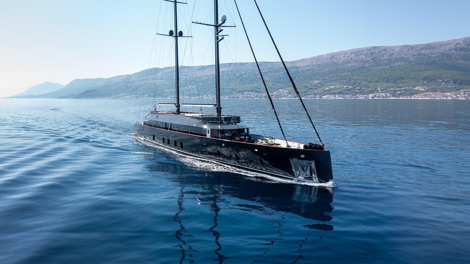 a boat in the water aboard SCORPIOS Yacht for Sale