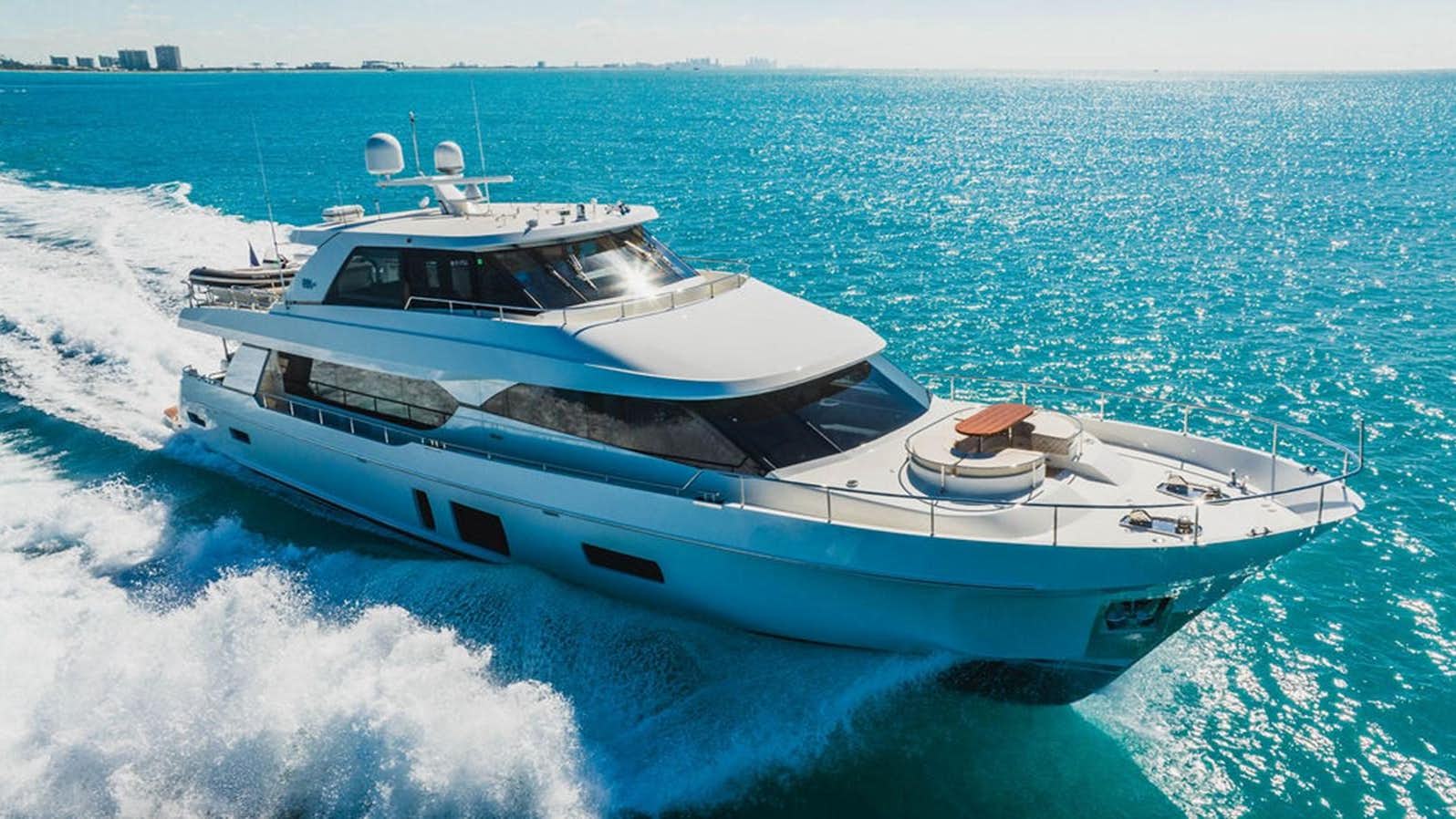 a boat on the water aboard FAR NIENTE Yacht for Sale