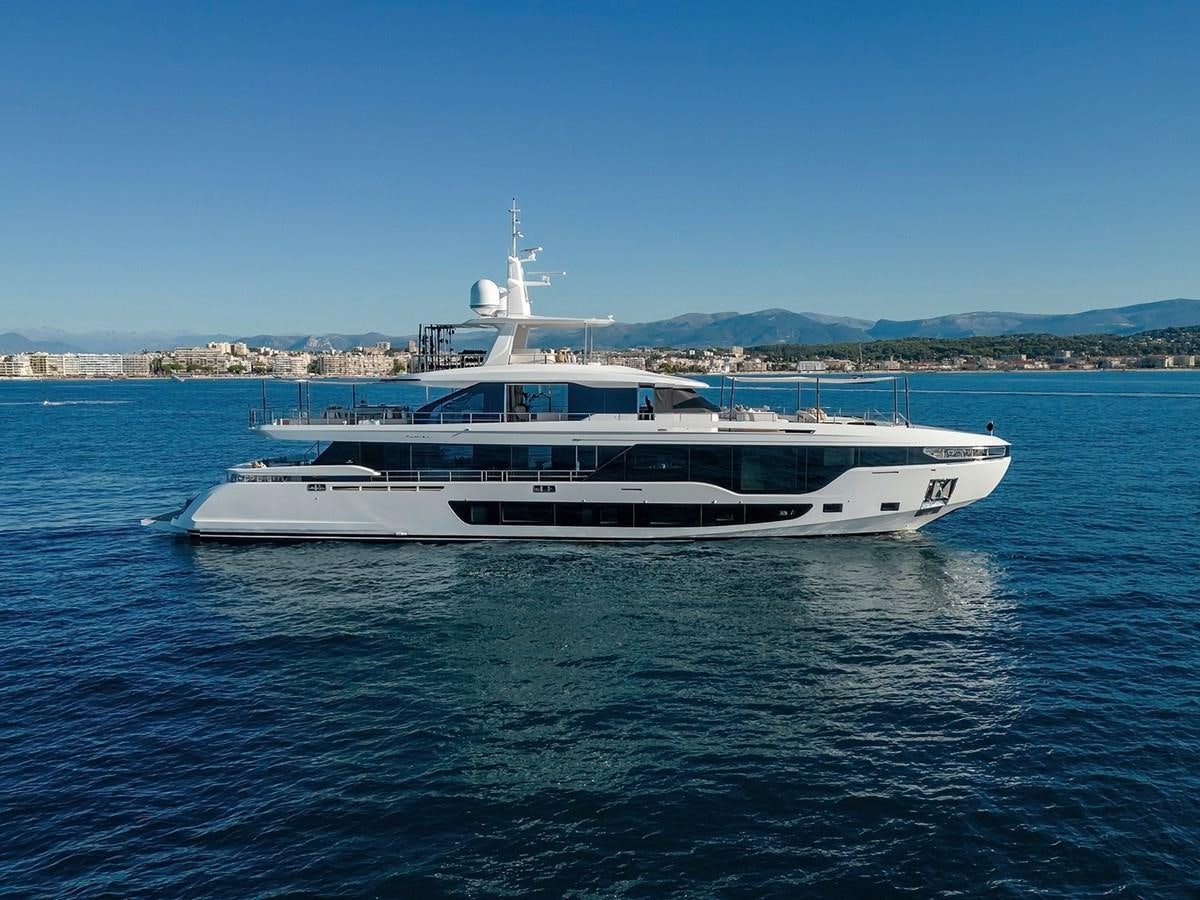 a boat on the water aboard ADELLA Yacht for Sale