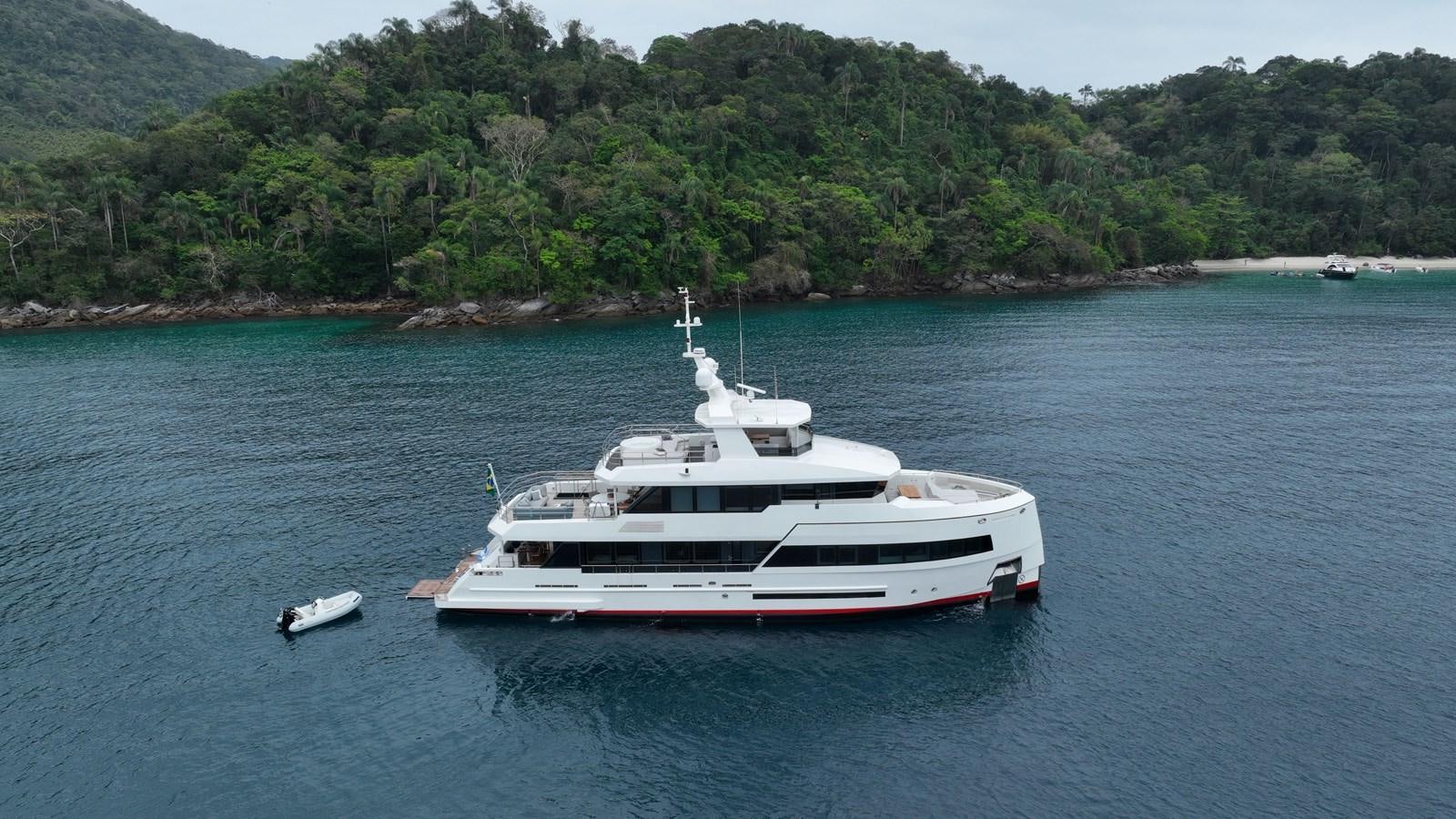 a boat on the water aboard WAIKIKI Yacht for Sale