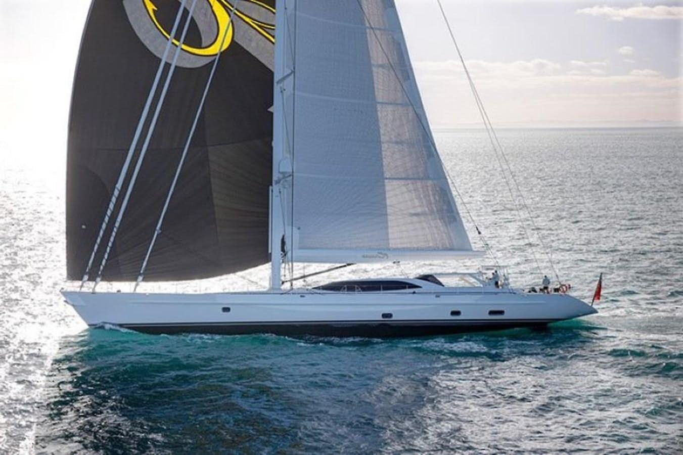 a sailboat on the water aboard ENCORE Yacht for Sale