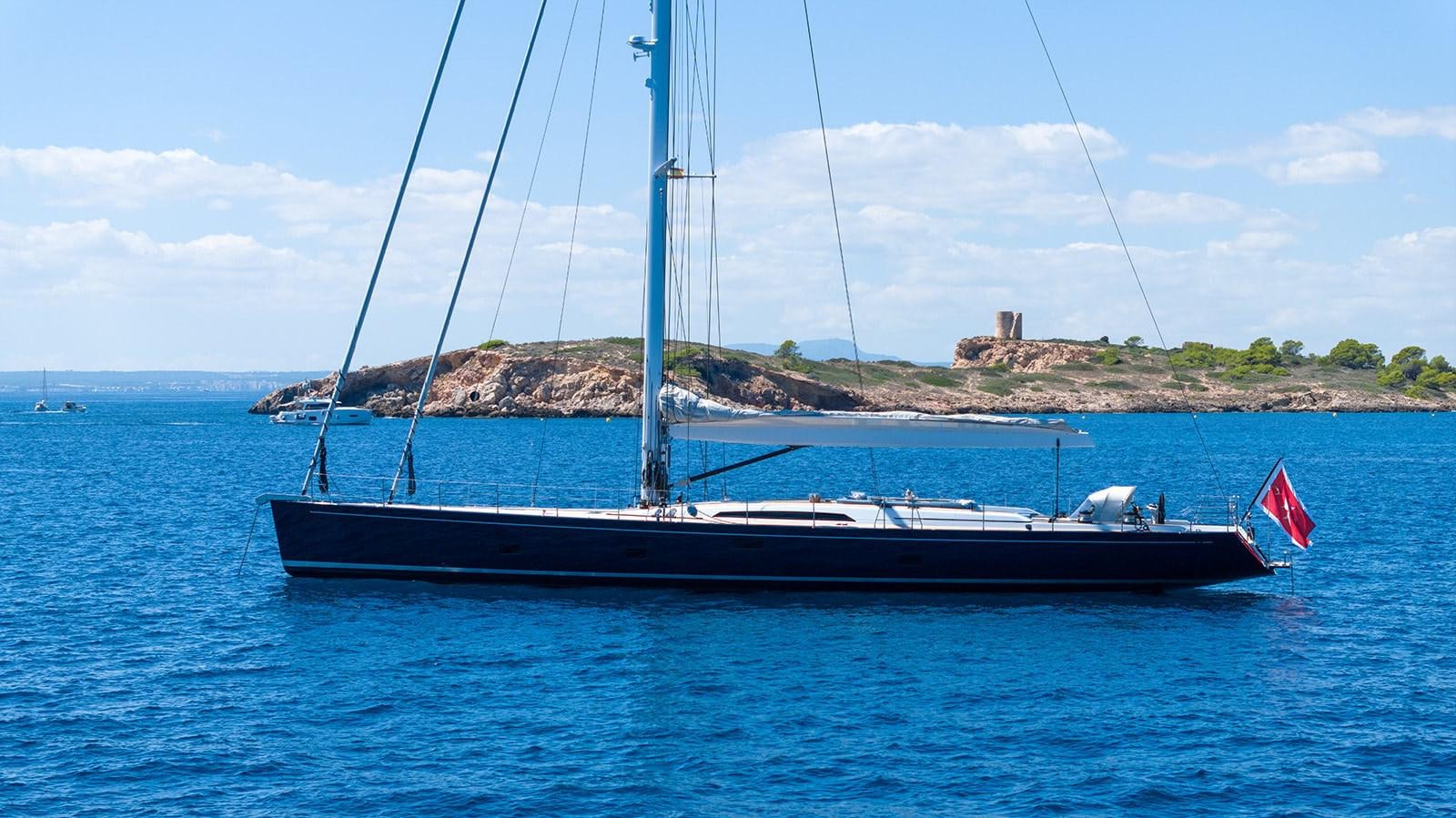 a boat on the water aboard FRIDAY Yacht for Sale
