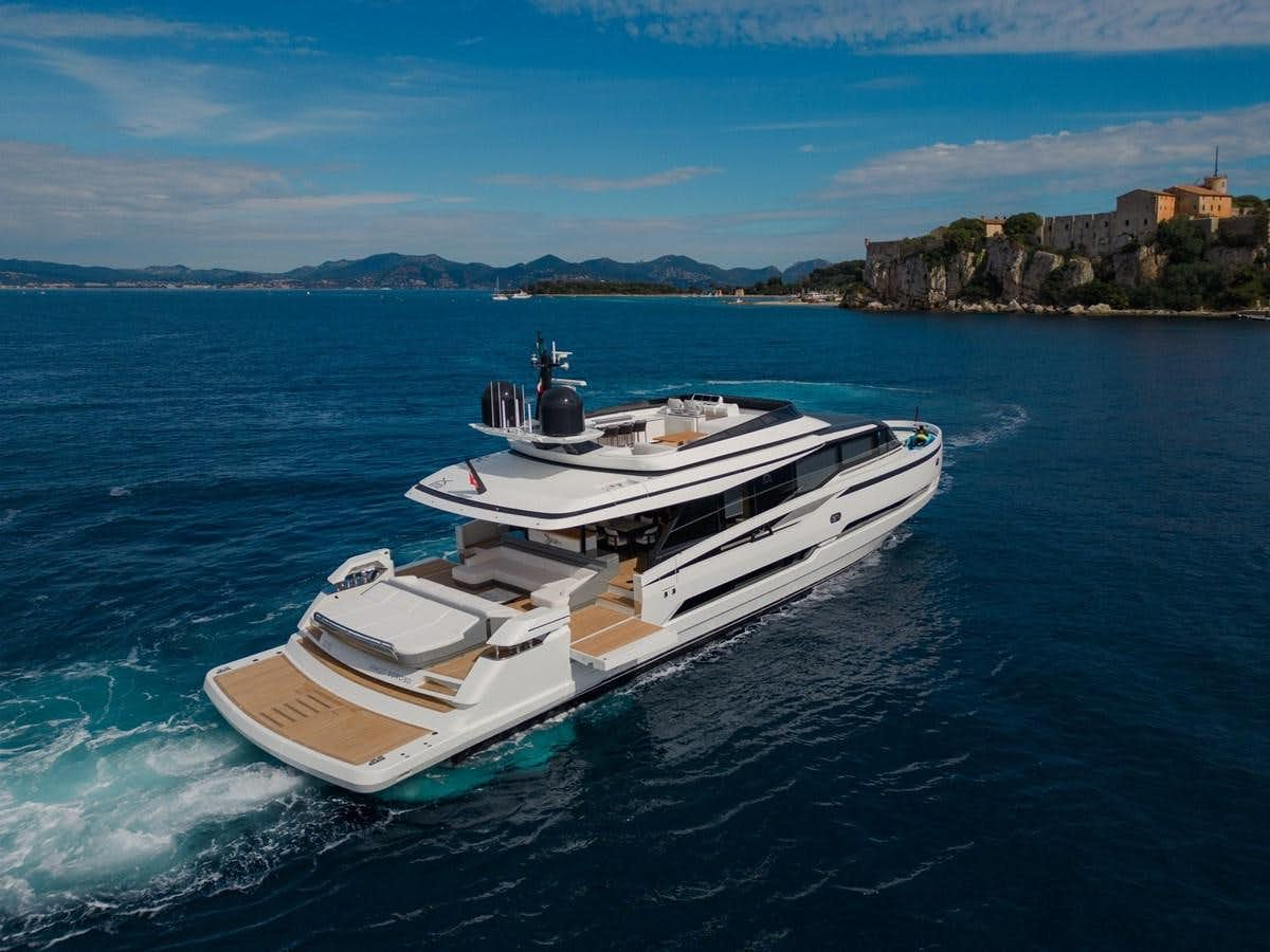 a boat on the water aboard EXTRA X99 FAST Yacht for Sale