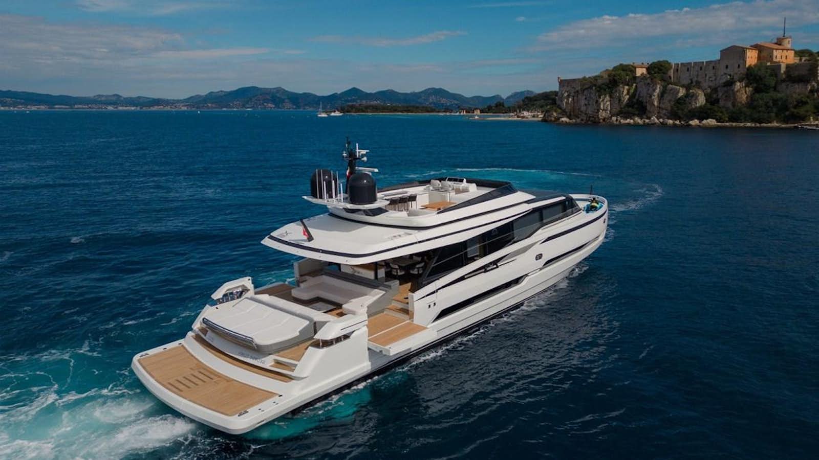 a boat on the water aboard EXTRA X99 FAST Yacht for Sale
