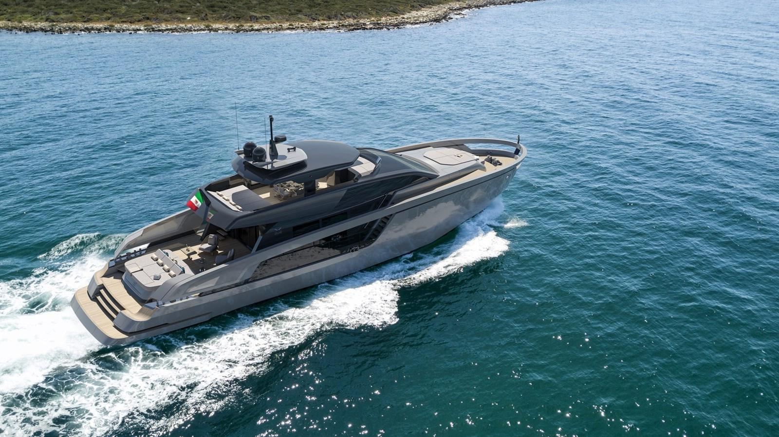 a boat on the water aboard EXTRA X98 RPH Yacht for Sale