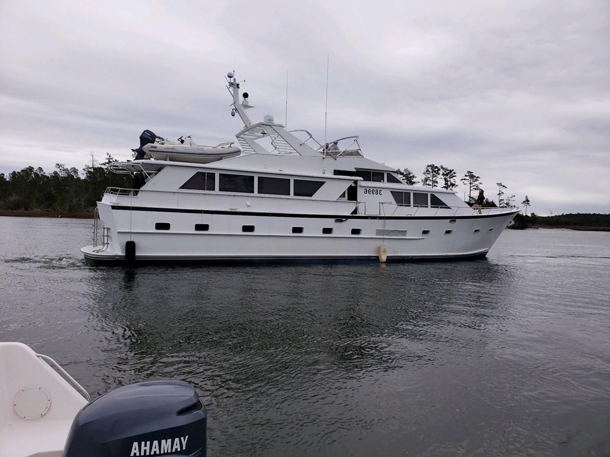 a boat on the water aboard URBAN LEGEND Yacht for Sale