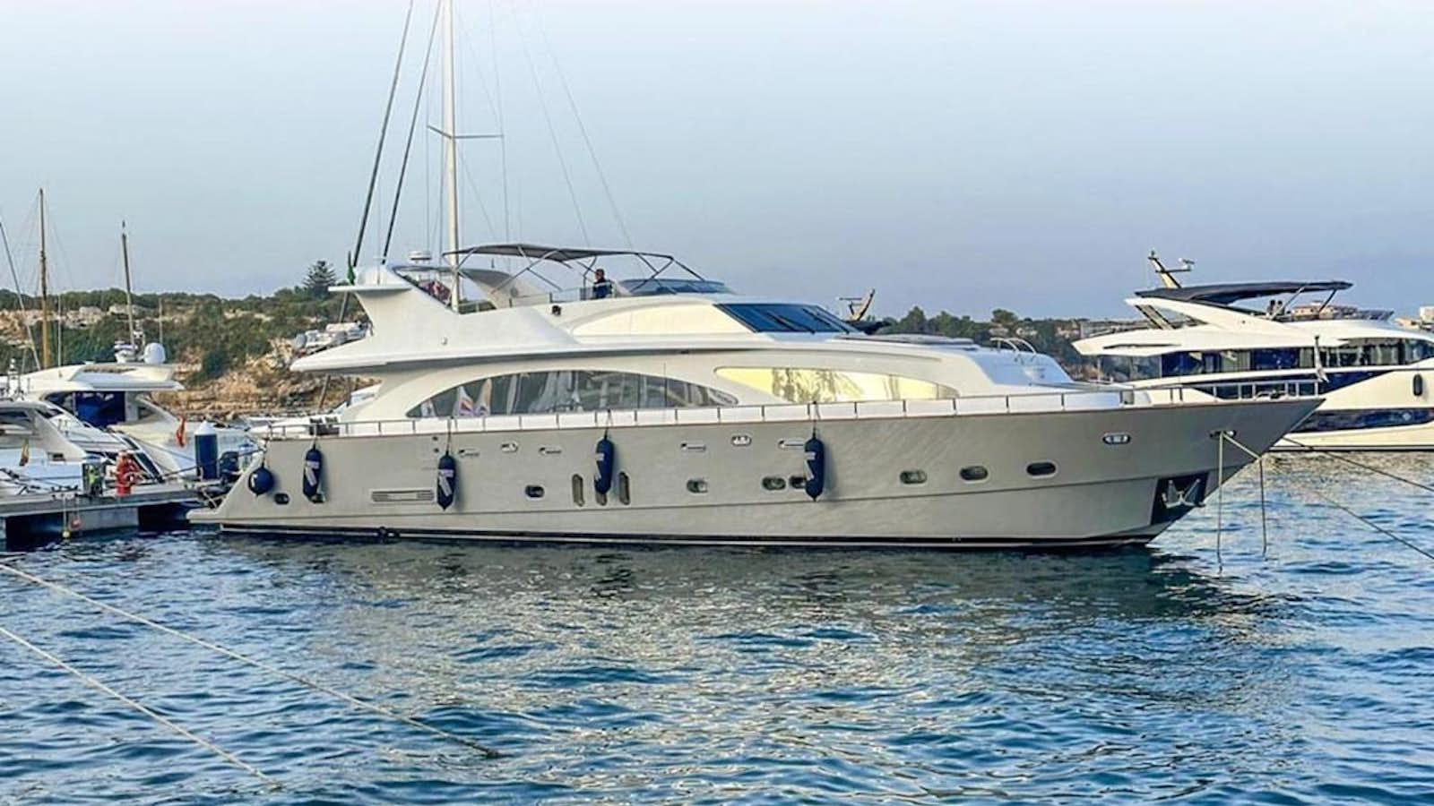 a group of boats in the water aboard SEVEN YOU Yacht for Sale