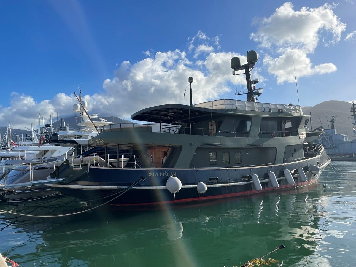 a boat in the water aboard SAN GENNARO Yacht for Sale