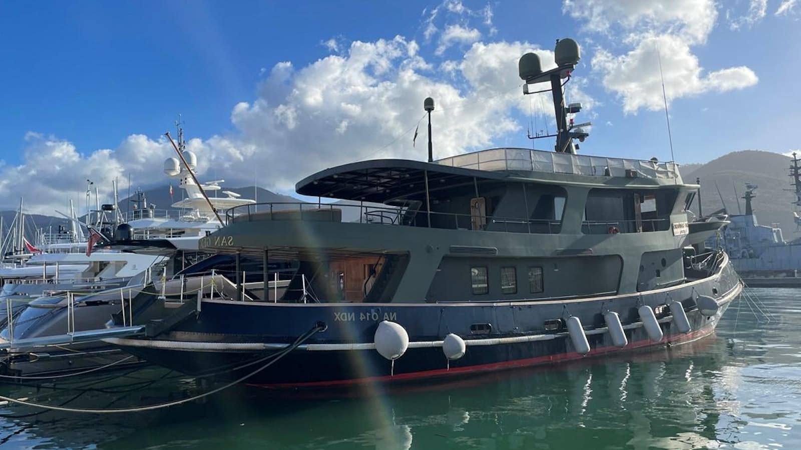 a boat in the water aboard SAN GENNARO Yacht for Sale