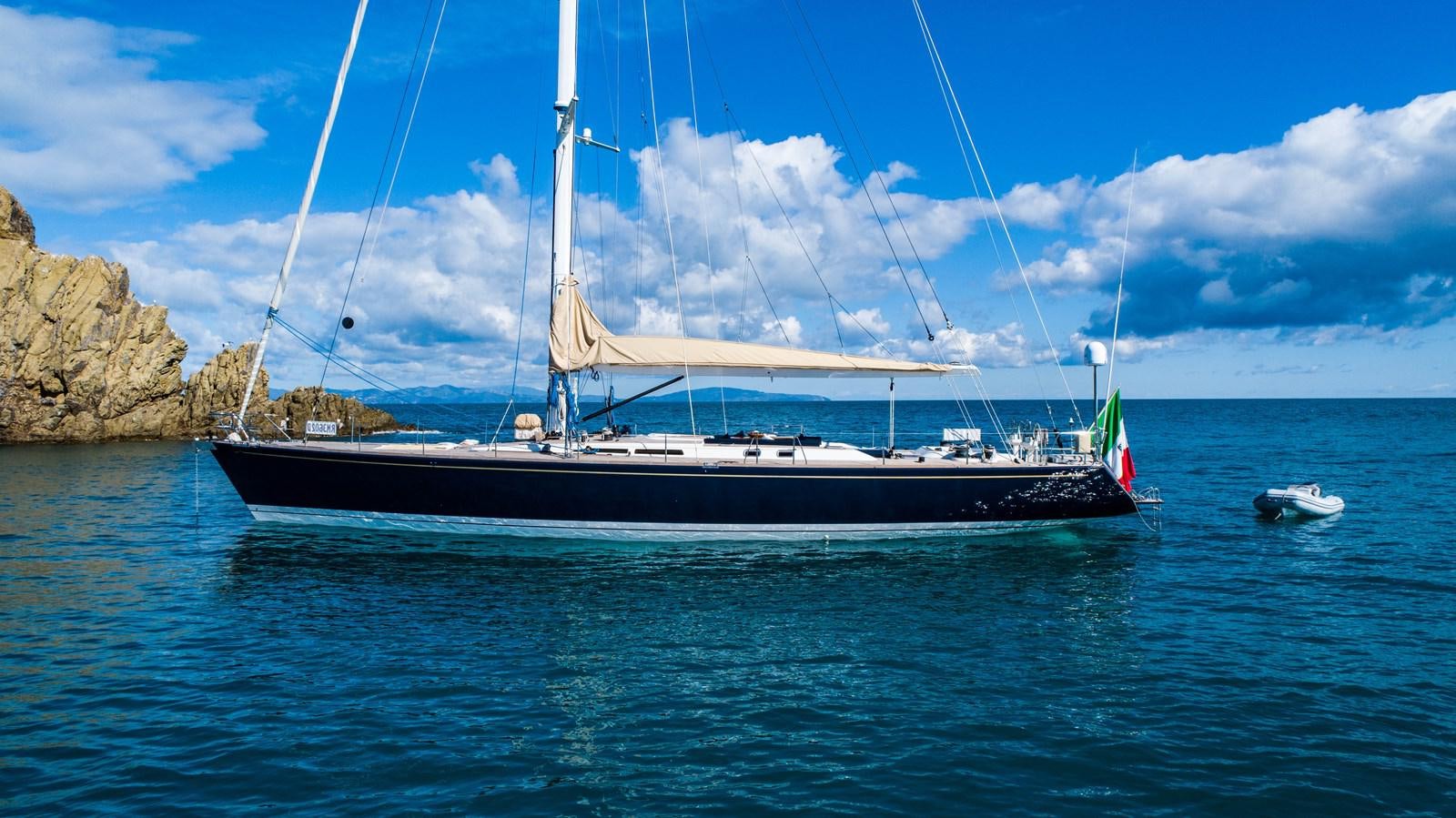 a boat on the water aboard NAUTA-PETERSON 75 Yacht for Sale
