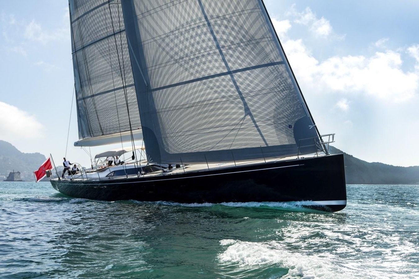 a boat on the water aboard CROSSBOW Yacht for Sale