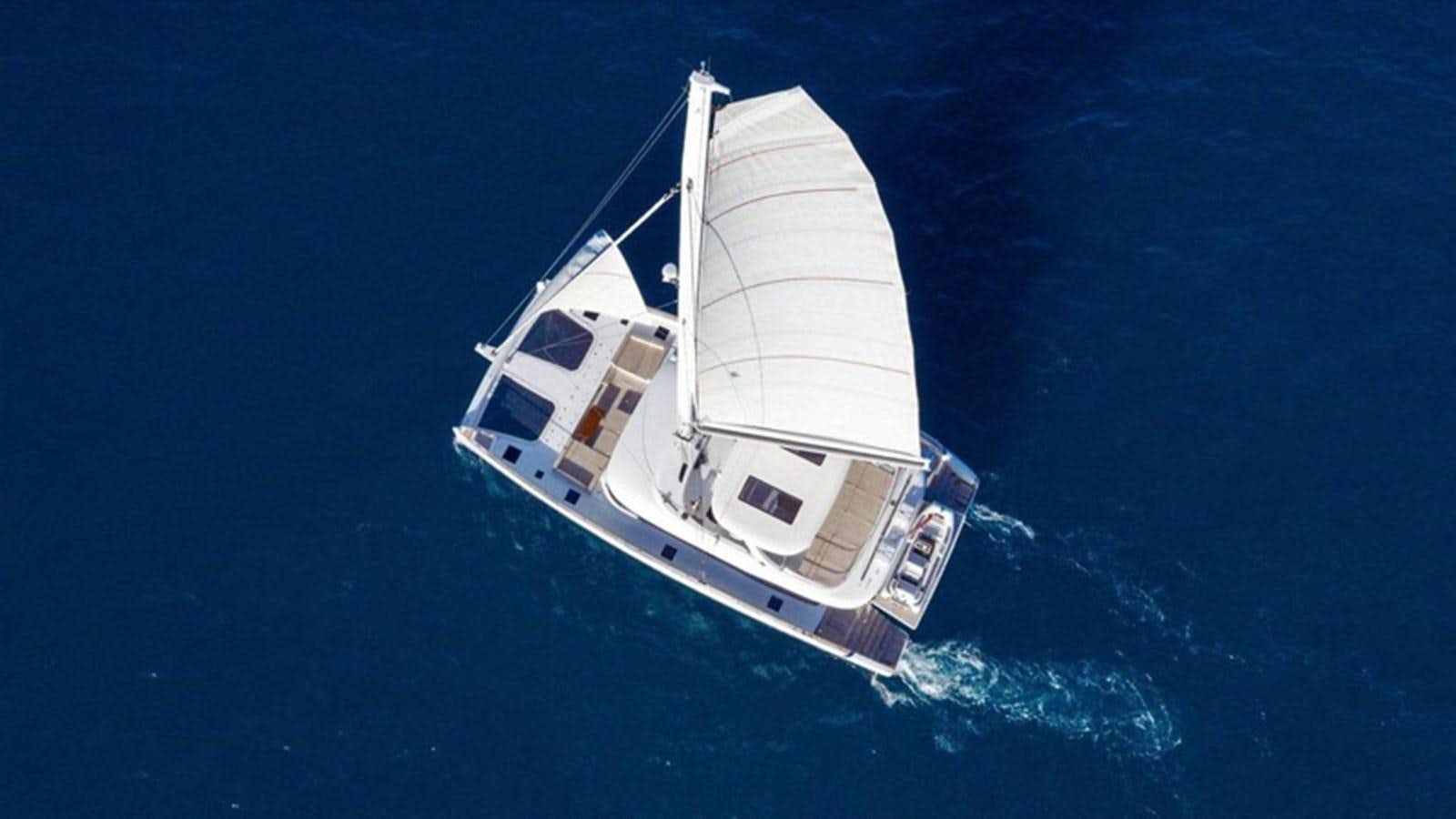 a boat in the water aboard TRUE NORTH Yacht for Sale