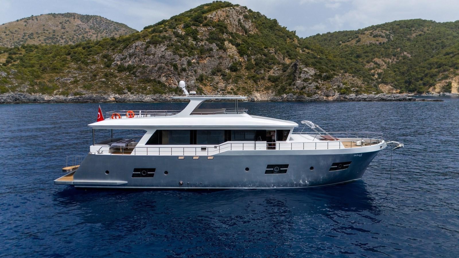 a boat on the water aboard LAVIN Yacht for Sale