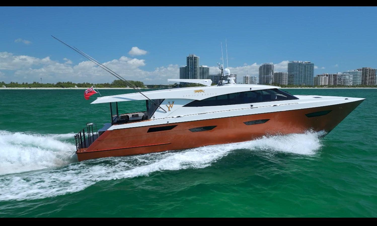 a boat on the water aboard THE KEYS Yacht for Sale