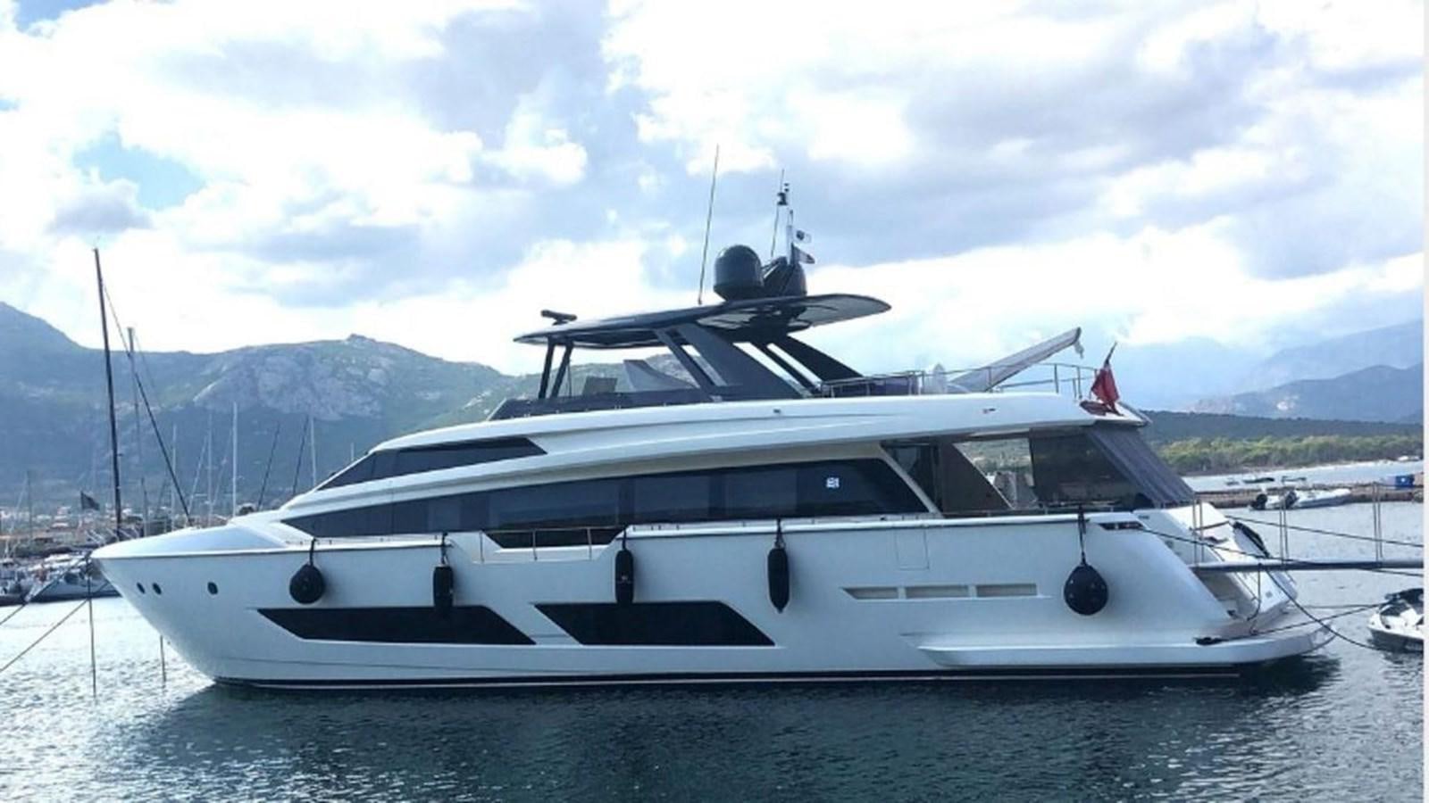 a yacht on the water aboard NUMERO 5 Yacht for Sale
